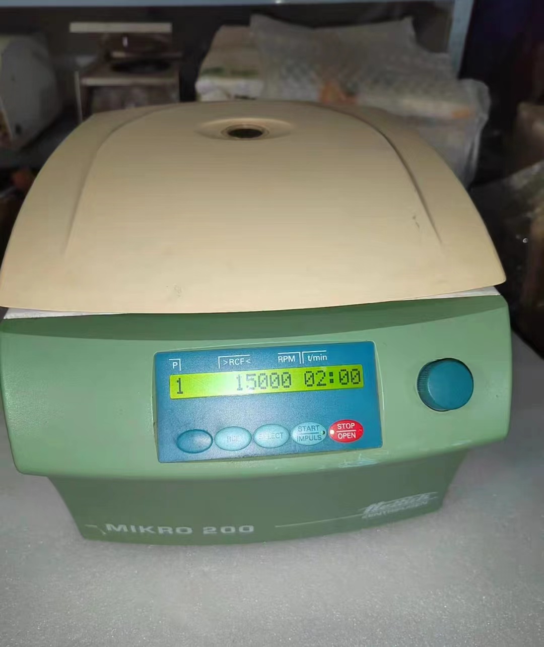 維修Hettich離心機(jī)error1后的全面測試